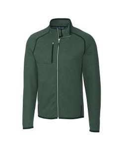 Cutter & Buck Men's Mainsail Sweater-Knit Full Zip Jacket